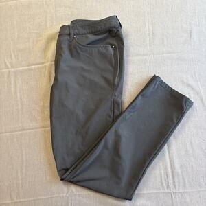 Lululemon ABC Classic-Fit Pants Men's 34 Dark Gray Warpstreme LM5ADFS